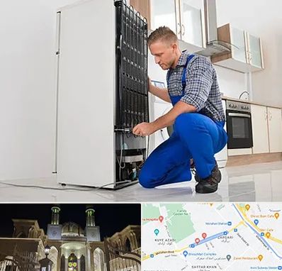 تعمیرکار سیار یخچال در زرگری شیراز 