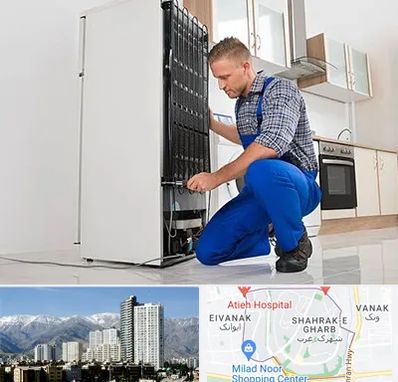 تعمیرکار سیار یخچال در شهرک غرب 