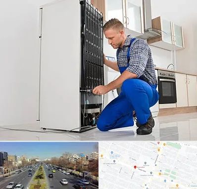 تعمیرکار سیار یخچال در بلوار معلم مشهد 