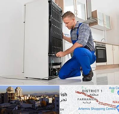 تعمیرکار سیار یخچال در فرمانیه 