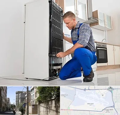 تعمیرکار سیار یخچال در مهرآباد