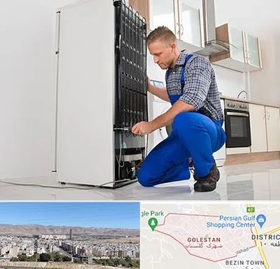 تعمیرکار سیار یخچال در شهرک گلستان شیراز 