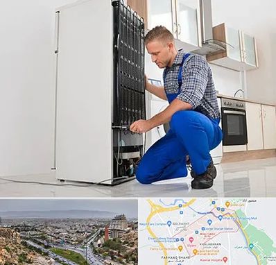 تعمیرکار سیار یخچال در معالی آباد شیراز 