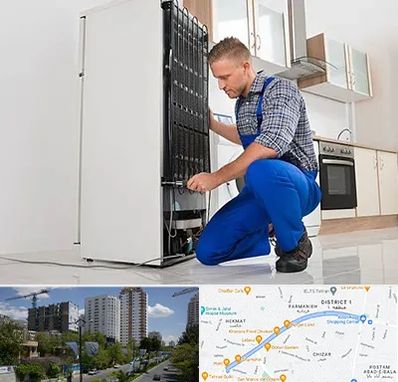 تعمیرکار سیار یخچال در اندرزگو 