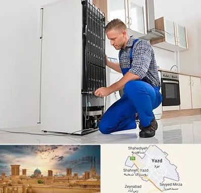 تعمیرکار سیار یخچال در یزد