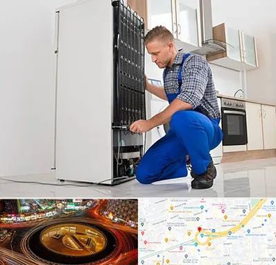 تعمیرکار سیار یخچال در میدان ولیعصر 