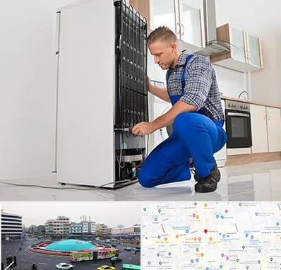 تعمیرکار سیار یخچال در میدان انقلاب 