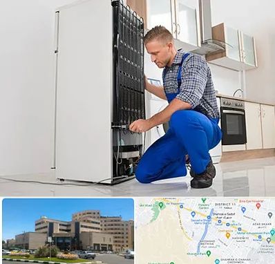 تعمیرکار سیار یخچال در صیاد شیرازی مشهد 