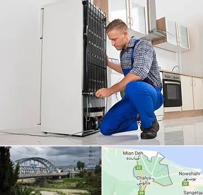 تعمیرکار سیار یخچال در چالوس