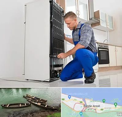 تعمیرکار سیار یخچال در بندر انزلی