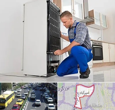 تعمیرکار سیار یخچال در امیرآباد
