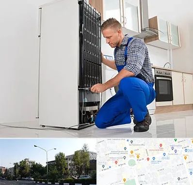 تعمیرکار سیار یخچال در میدان کاج 