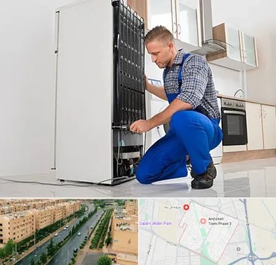 تعمیرکار سیار یخچال در فاز سه اندیشه