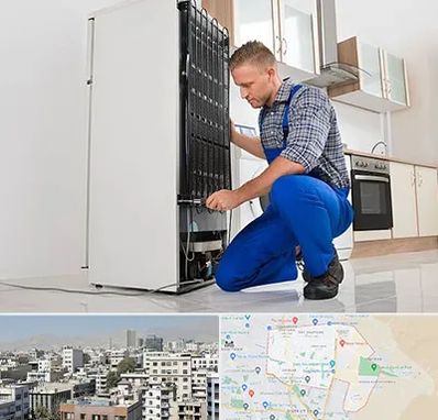 تعمیرکار سیار یخچال در منطقه 14 تهران 