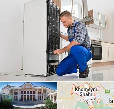 تعمیرکار سیار یخچال در خمینی شهر