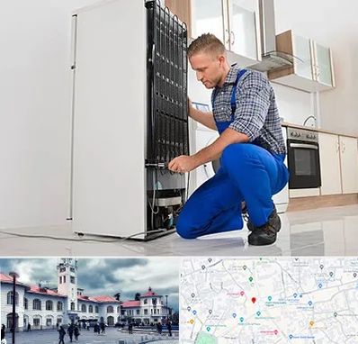 تعمیرکار سیار یخچال در میدان شهرداری رشت 