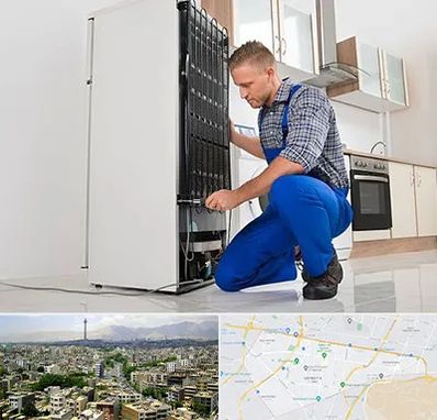 تعمیرکار سیار یخچال در منطقه 8 تهران 
