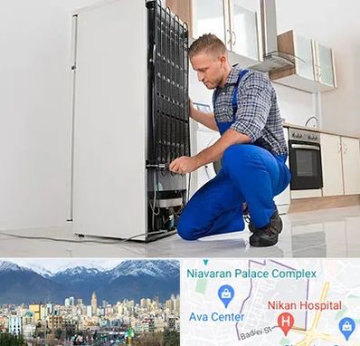 تعمیرکار سیار یخچال در آجودانیه 