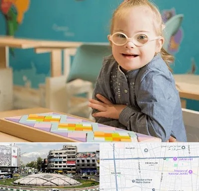 مدرسه کودکان استثنایی در مرکز تهران