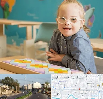 مدرسه کودکان استثنایی در ضیابری رشت 