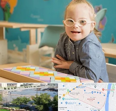 مدرسه کودکان استثنایی در گلستان اهواز 