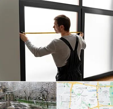 ساخت توری پنجره در باغ فیض 