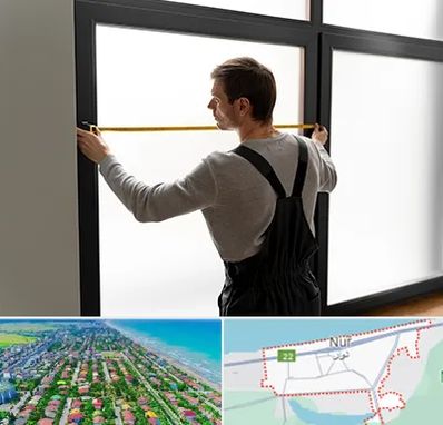 ساخت توری پنجره در نور