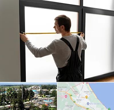 ساخت توری پنجره در رودسر