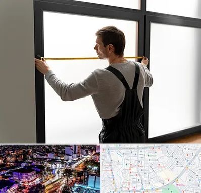 ساخت توری پنجره در منظریه رشت 