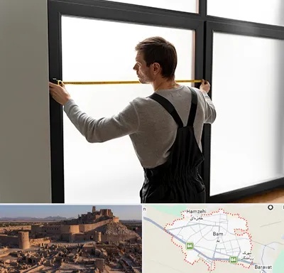 ساخت توری پنجره در بم