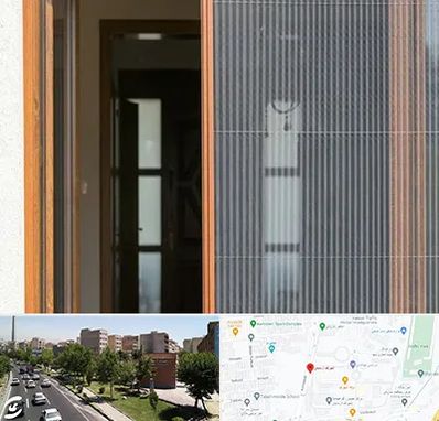 توری پلیسه ای در شهرک آزمایش 