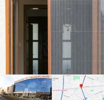 توری پلیسه ای در نصف راه تبریز