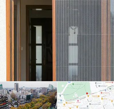 توری پلیسه ای در بلوار کشاورز 