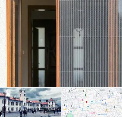 توری پلیسه ای در میدان شهرداری رشت 