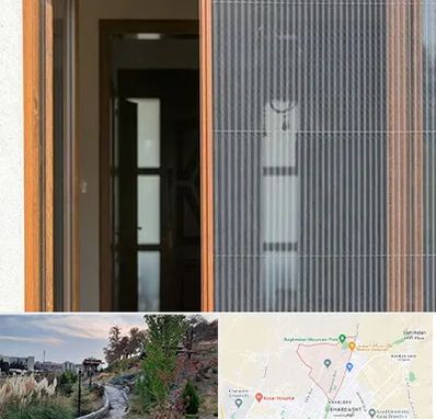 توری پلیسه ای در باغستان کرج 