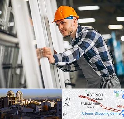 نصب توری پنجره در فرمانیه 