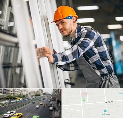 نصب توری پنجره در خیابان دامپزشکی
