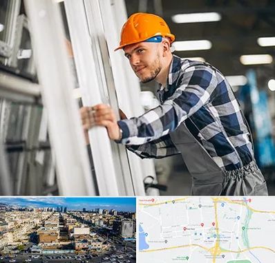 نصب توری پنجره در شهرک راه آهن 