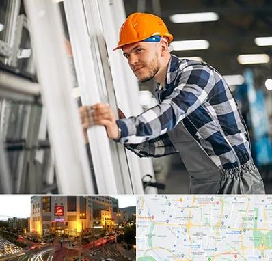 نصب توری پنجره در جنت آباد تهران 