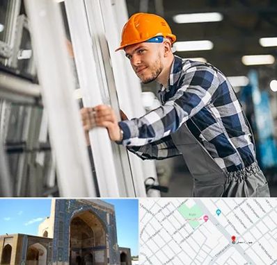 نصب توری پنجره در مصلی مشهد