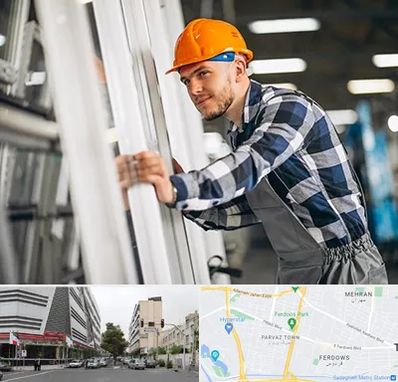 نصب توری پنجره در بلوار فردوس 