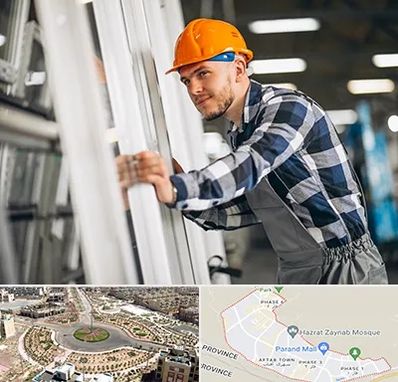 نصب توری پنجره در پرند