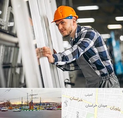 نصب توری پنجره در میدان خراسان