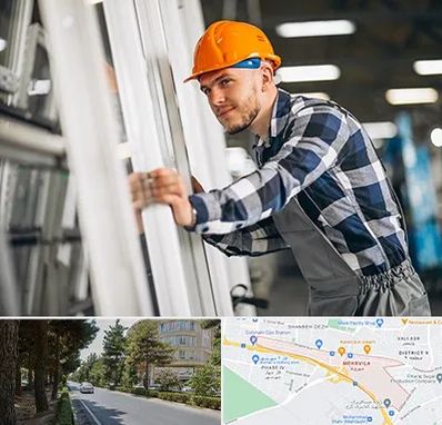 نصب توری پنجره در مهرویلا کرج 