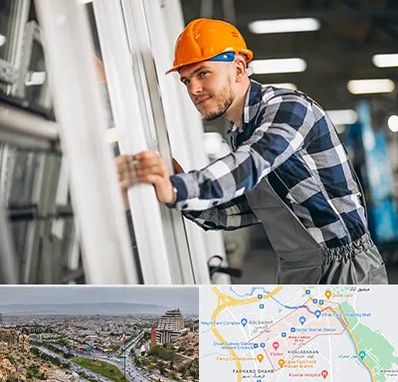 نصب توری پنجره در معالی آباد شیراز 