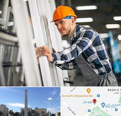 نصب توری پنجره در فلکه گاز شیراز 