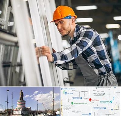 نصب توری پنجره در کارگر جنوبی 