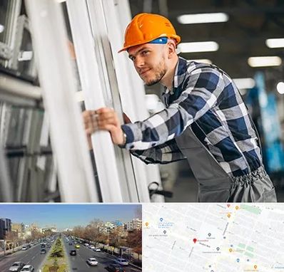 نصب توری پنجره در بلوار معلم مشهد 