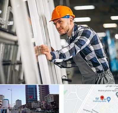 نصب توری پنجره در چهارراه طالقانی کرج 