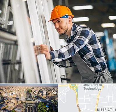 نصب توری پنجره در استاد معین 